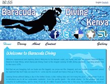 Tablet Screenshot of divingbaracuda.com